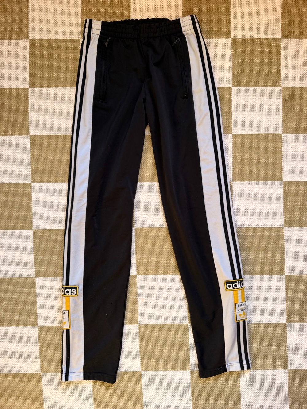 Adidas Women’s Black & White Track Pants
